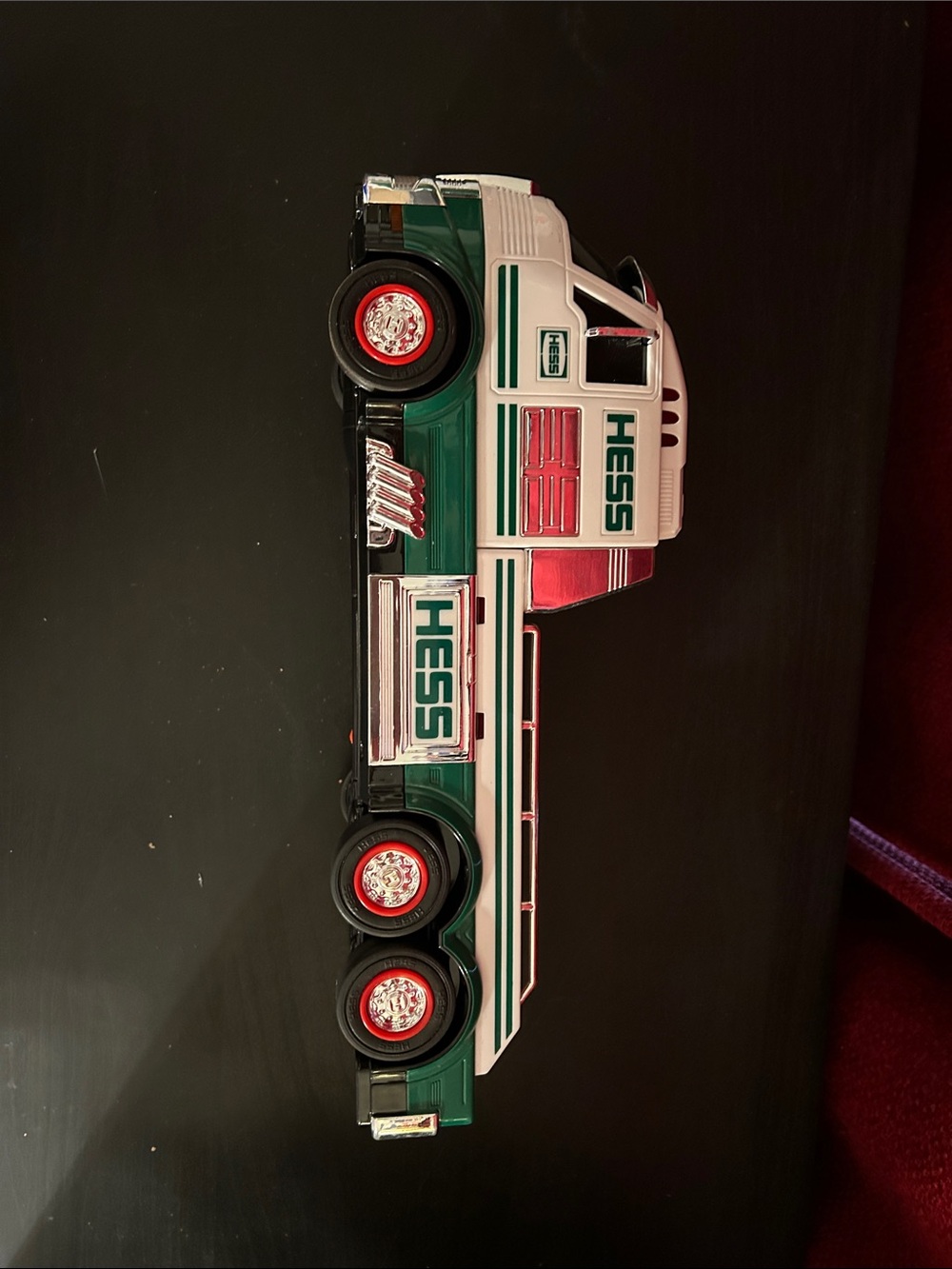 Vintage Hess Green & White Toy Truck – Kids' Classic Ride-On Truck